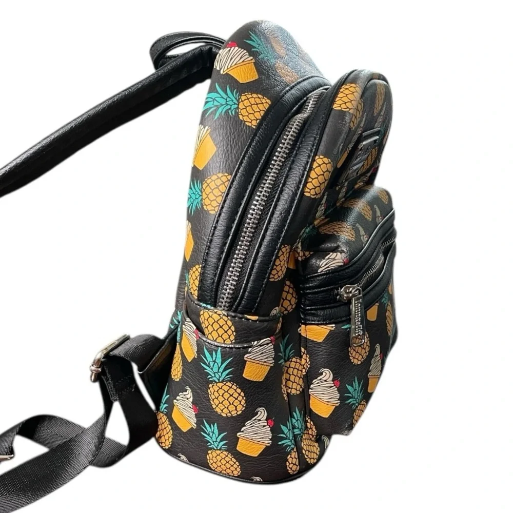 Disney Parks Loungefly 2018 Dole Whip Pineapple Swirl Backpack - Picture 5 of 10